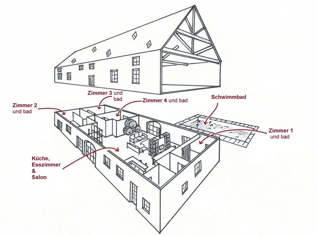 Plan des Hauses 